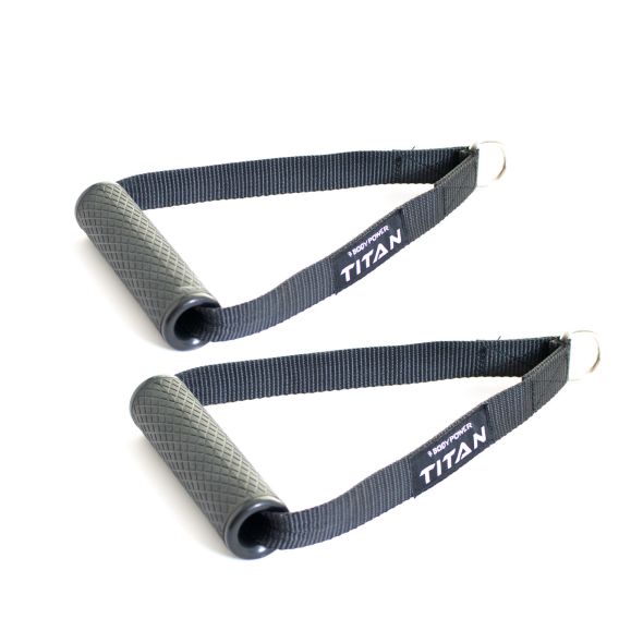 Body Power TITAN Rubber D-Handles