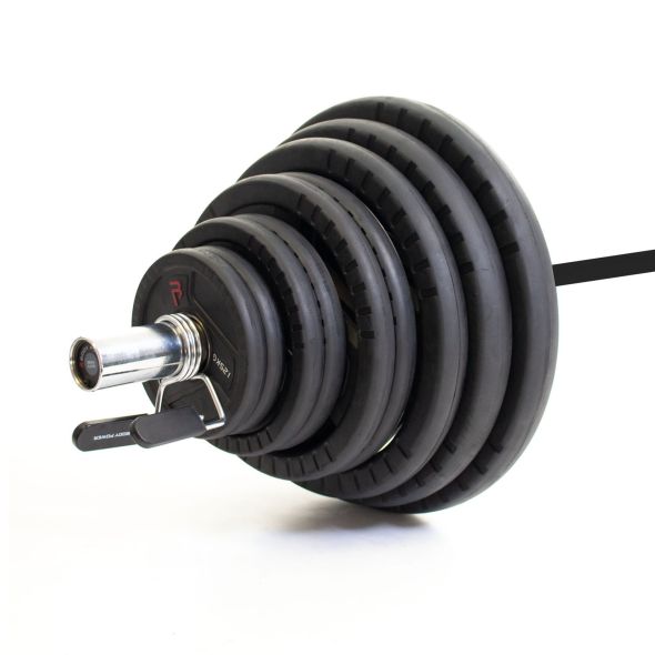 Body Power 145kg Rubber Tri-Grip Olympic Weight Set