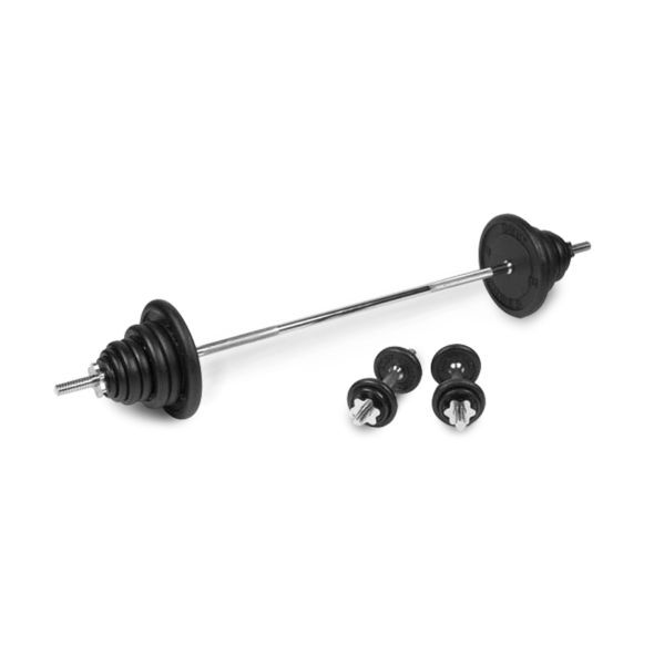 Body Power 70kg 5ft Spinlock Weight Set