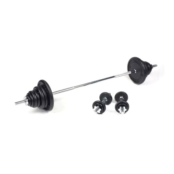 Body Power 71kg 6ft Spinlock Weight Set