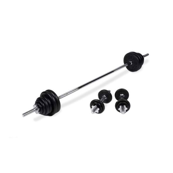 Body Power 52kg 7ft Spinlock Weight Set