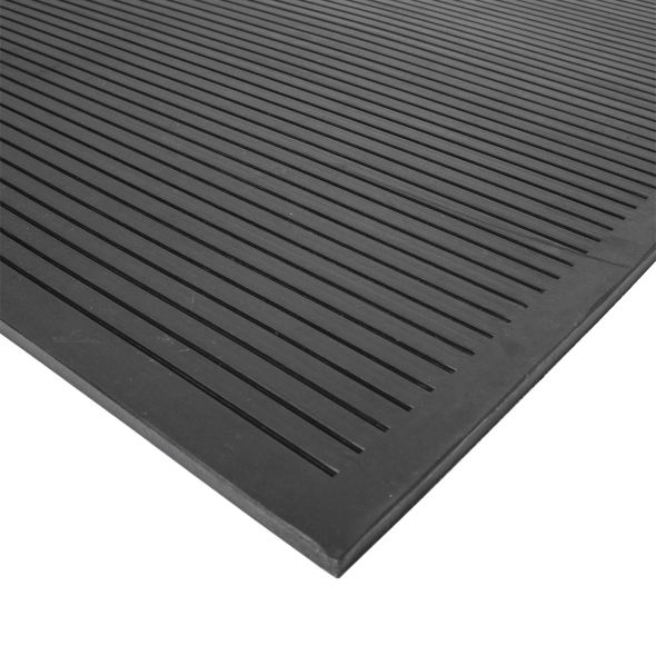 Body Power Heavy Rubber Gym Mat (6' x 4') 17mm