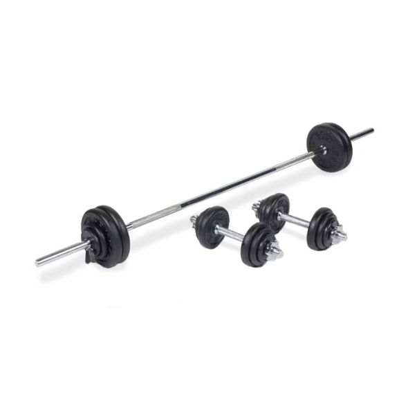 Body Power 51kg 6ft Combi Standard Weight Set