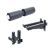 Body Power TITAN MFT Pro Knee Hold Down with Front Safeties & Sandwich J-Hooks